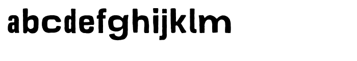 Hawkes Bold Variable Width Font LOWERCASE