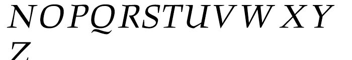 Hawkhurst Italic Font UPPERCASE