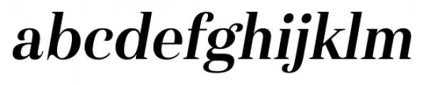 Haboro Condensed Bold Italic Font LOWERCASE