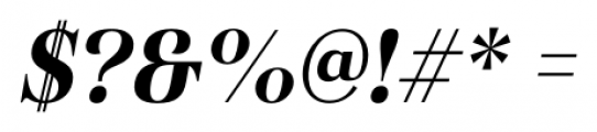 Haboro Condensed ExtraBold Italic Font OTHER CHARS