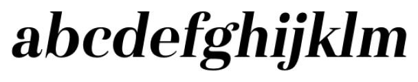 Haboro Condensed ExtraBold Italic Font LOWERCASE