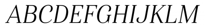 Haboro Condensed Light Italic Font UPPERCASE