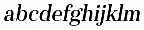 Haboro Condensed Medium Italic Font LOWERCASE