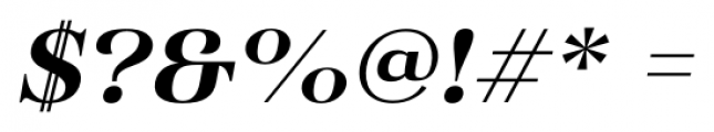 Haboro Extended ExtraBold Italic Font OTHER CHARS