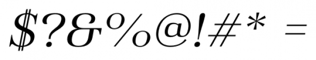 Haboro Extended Italic Font OTHER CHARS