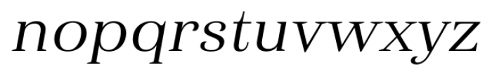 Haboro Extended Italic Font LOWERCASE