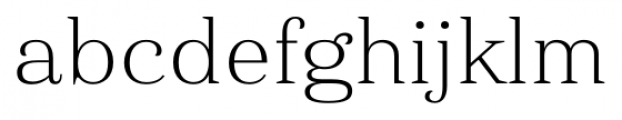 Haboro Extended Thin Font LOWERCASE