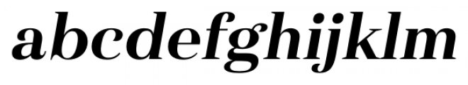 Haboro Normal ExtraBold Italic Font LOWERCASE