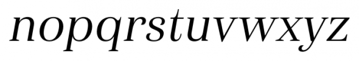 Haboro Normal Italic Font LOWERCASE