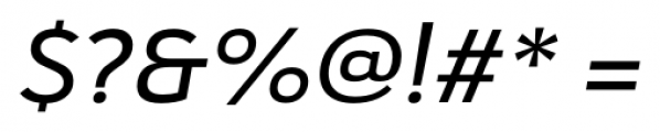 Haboro Sans Extended Medium Italic Font OTHER CHARS