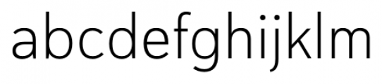 Haboro Sans Normal Light Font LOWERCASE