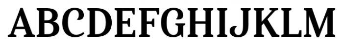 Haboro Serif Condensed Bold Font UPPERCASE