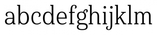Haboro Serif Condensed Book Font LOWERCASE