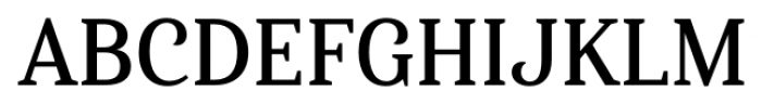 Haboro Serif Condensed Demi Font UPPERCASE
