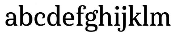 Haboro Serif Condensed Demi Font LOWERCASE