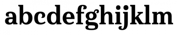 Haboro Serif Condensed Extra Bold Font LOWERCASE