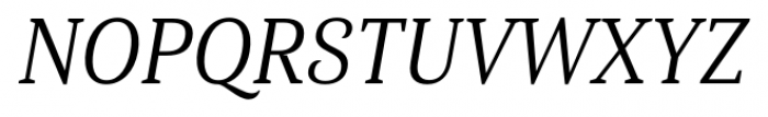 Haboro Serif Condensed Italic Font UPPERCASE