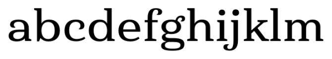 Haboro Serif Extended Demi Font LOWERCASE