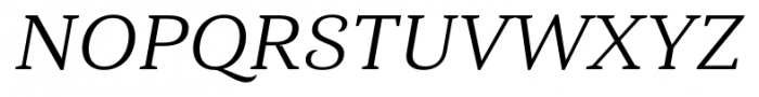 Haboro Serif Extended Italic Font UPPERCASE