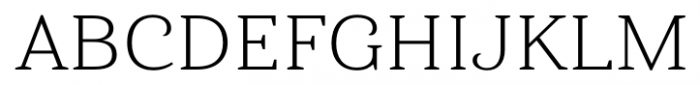 Haboro Serif Extended Light Font UPPERCASE