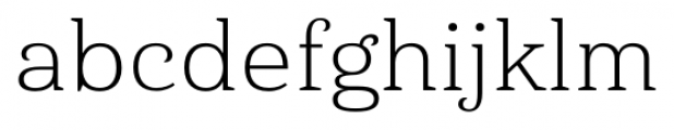 Haboro Serif Extended Light Font LOWERCASE