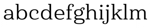Haboro Serif Extended Regular Font LOWERCASE