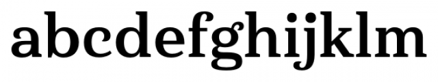 Haboro Serif Normal Bold Font LOWERCASE