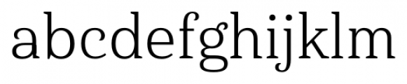 Haboro Serif Normal Book Font LOWERCASE