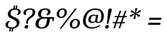 Haboro Serif Normal Demi Italic Font OTHER CHARS