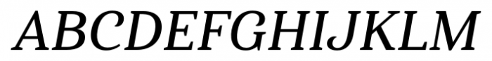 Haboro Serif Normal Demi Italic Font UPPERCASE