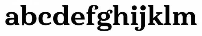 Haboro Serif Normal Extra Bold Font LOWERCASE