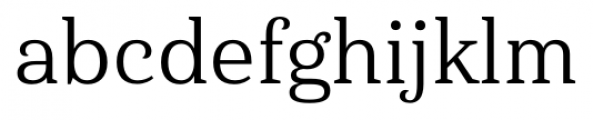 Haboro Serif Normal Regular Font LOWERCASE