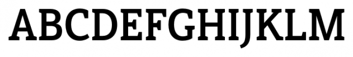 Haboro Slab Condensed Bold Font UPPERCASE