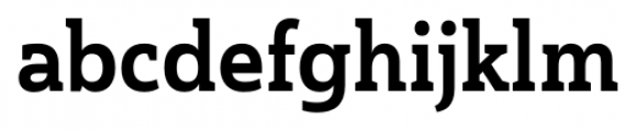 Haboro Slab Condensed Extra Bold Font LOWERCASE