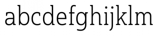 Haboro Slab Condensed Light Font LOWERCASE