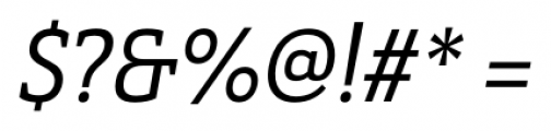 Haboro Slab Condensed Medium Italic Font OTHER CHARS