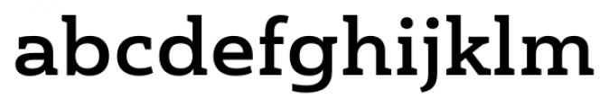 Haboro Slab Extended Bold Font LOWERCASE