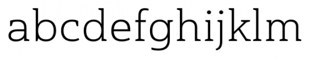 Haboro Slab Extended Light Font LOWERCASE