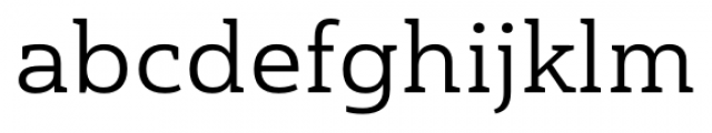 Haboro Slab Extended Regular Font LOWERCASE