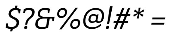 Haboro Slab Normal Medium Italic Font OTHER CHARS