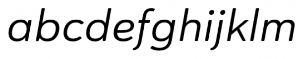 Haboro Soft Extended Italic Font LOWERCASE