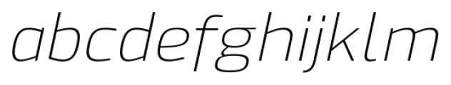 Hackman Light Italic Font LOWERCASE