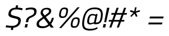 Hackman Medium Italic Font OTHER CHARS