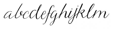 Hadley Script Regular Font LOWERCASE