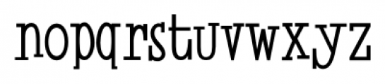 Halavah Twist JNL Regular Font LOWERCASE
