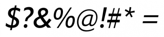 Halifax Italic Font OTHER CHARS