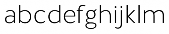 Halis Grotesque Extra Light Font LOWERCASE