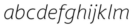 Halvorsen Light Italic Font LOWERCASE