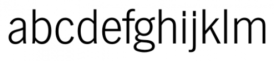 Hamburg Serial Xlight Font LOWERCASE