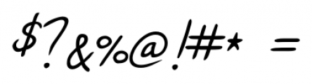 Handschrift Cursive Font OTHER CHARS